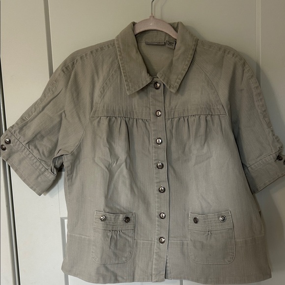 Chico's Jackets & Blazers - Chico's Gray Jean Jacket